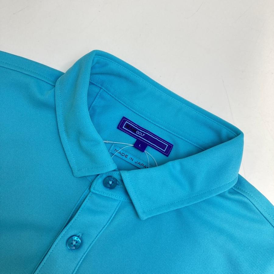 新品】BEAMS GOLF ビームスゴルフ 2023年モデル 半袖ポロシャツ ブルー