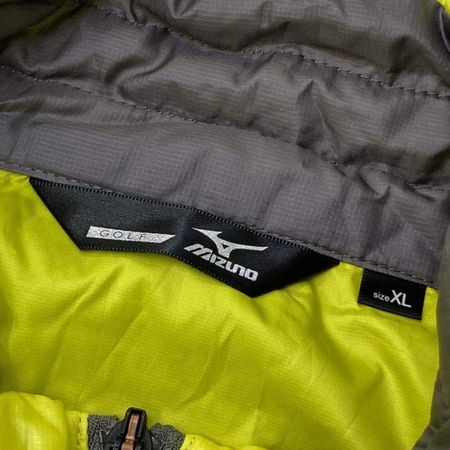 MIZUNO GOLF ミズノゴルフ ダウンジャケット イエロー系 XL ゴルフ
