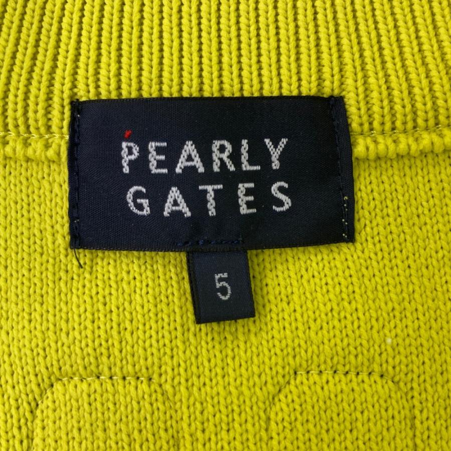 PEARLY GATES パーリーゲイツ ニット ジップジャケット イエロー系 5