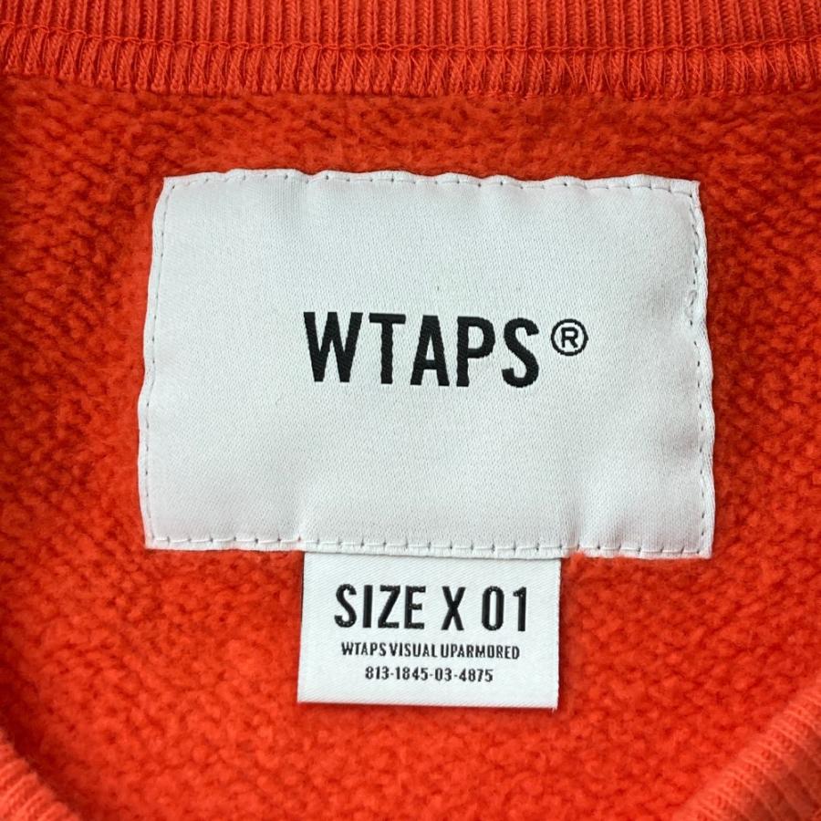 WTAPS ダブルタップス 182ATDT-CSM03S DESIGN CREW NECK COLLEGE 裏  