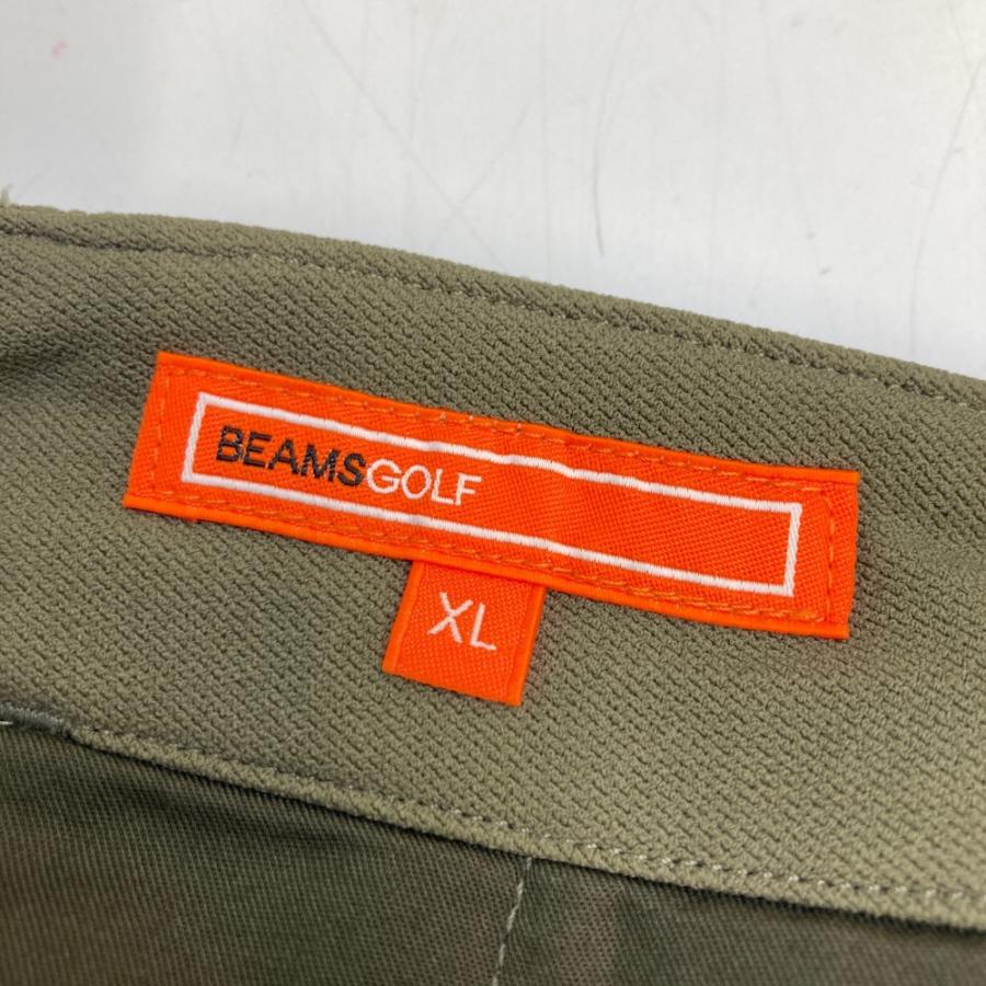 新品 定価1万7千円 BEAMS GOLF ゴルフパンツ カーキー 大きめ XL BEAMS GOLF（ビームス ゴルフ） ストレッチパンツ カーキ系 XL ゴルフ