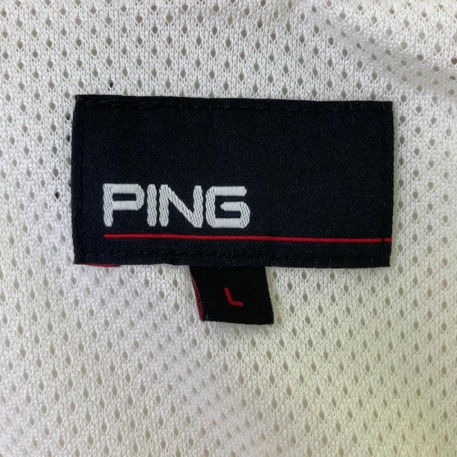 PING（ピン） 2023年モデル フード付 ジップジャケット ホワイト系 L