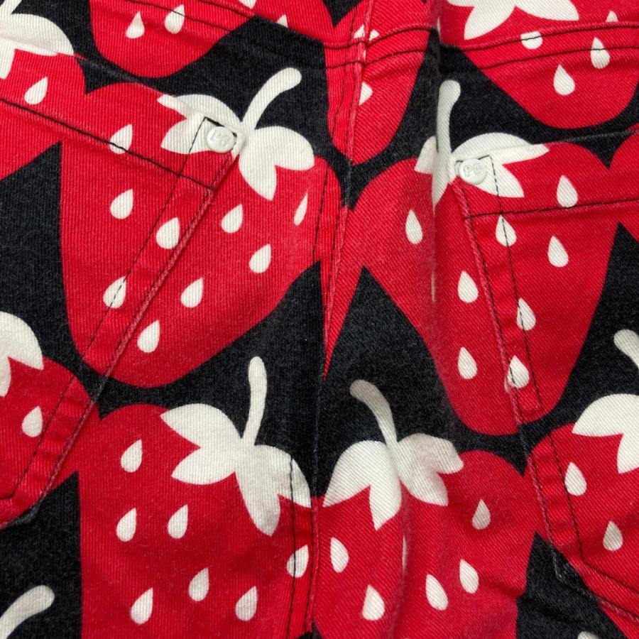 PEARLY GATES - PEARLY GATES ストレッチパンツ ゴルフ いちご 総柄 レッド 0 PEARLY GATES パーリーゲイツ ストレッチパンツ いちご 総柄