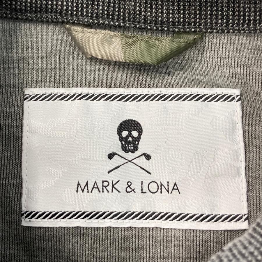 MARK & LONA ダウンジャケット サイズ50 MARK&LONA マークアンドロナ 切替 ダウンジャケット カモフラ柄 カーキ