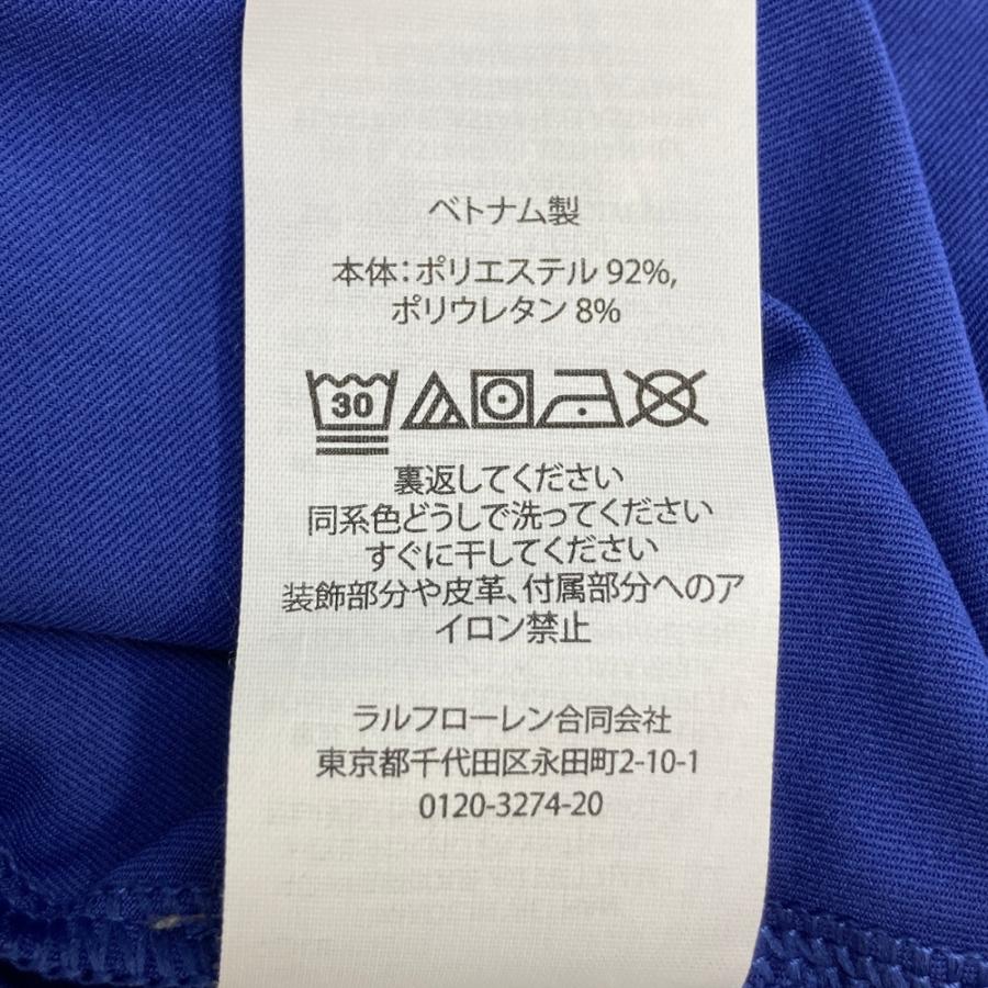 現行タグ 未使用級 RLX ラルフローレン ポロシャツ 白 M ゴルフウェア RLX ラルフローレン 半袖ポロシャツ ブルー系 M ゴルフウェア メンズ