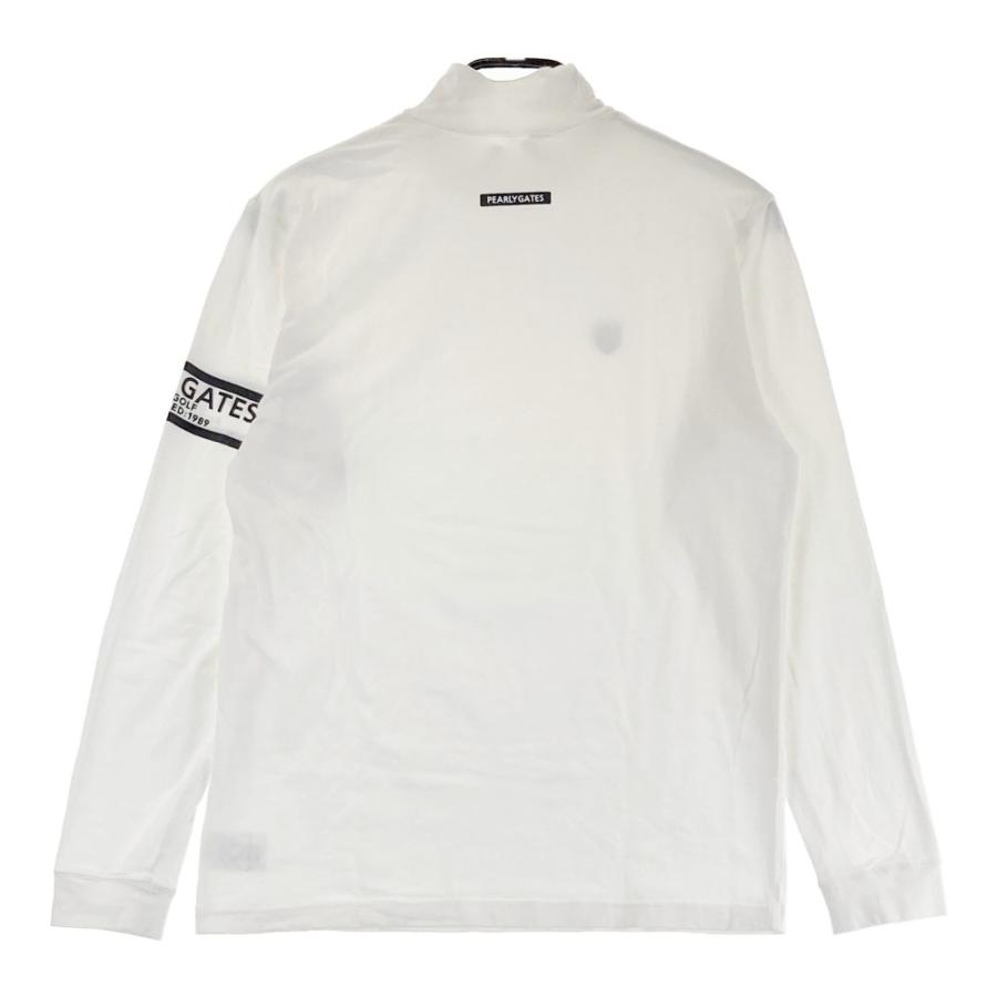 PEARLY GATES パーリーゲイツ ハイネック 長袖Tシャツ ホワイト系 6