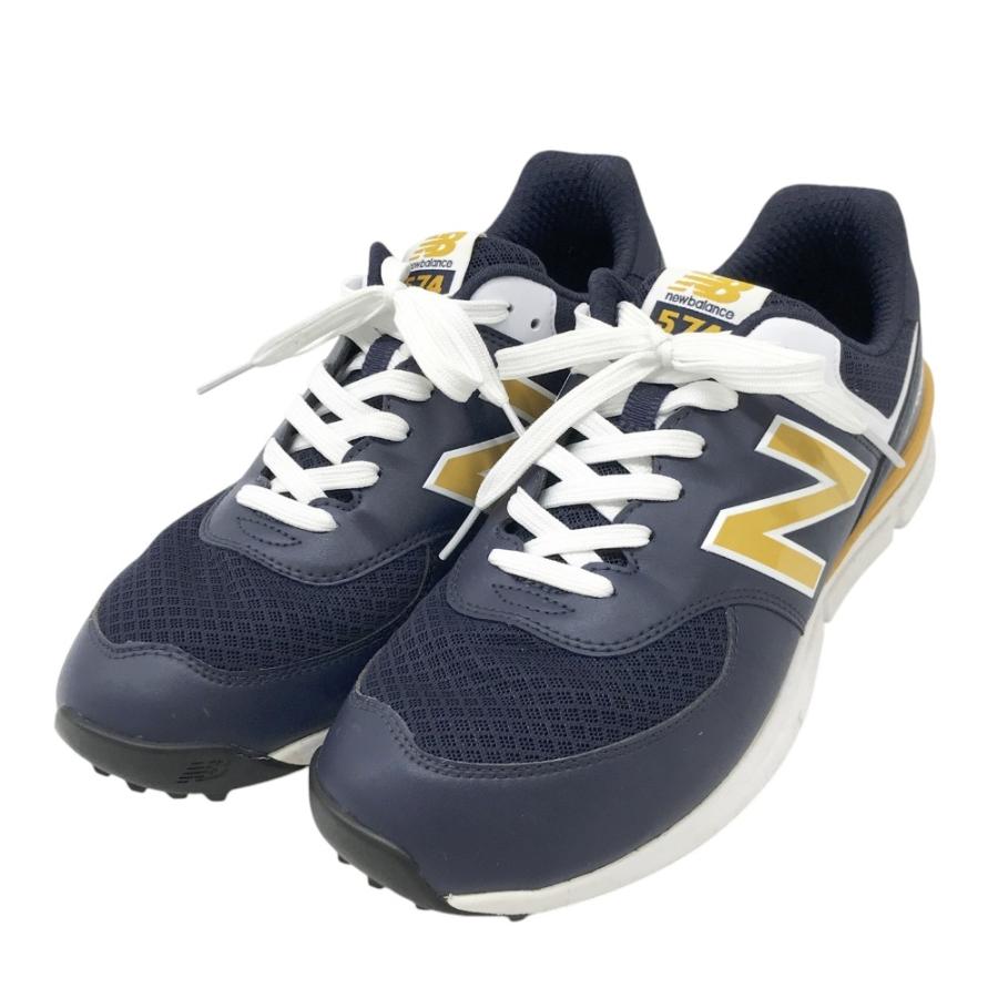 未使用27.5センチニューバランスゴルフシューズネイビーUGS574L3 New Balance Golf ニューバランス ゴルフシューズ 574 v3 SL