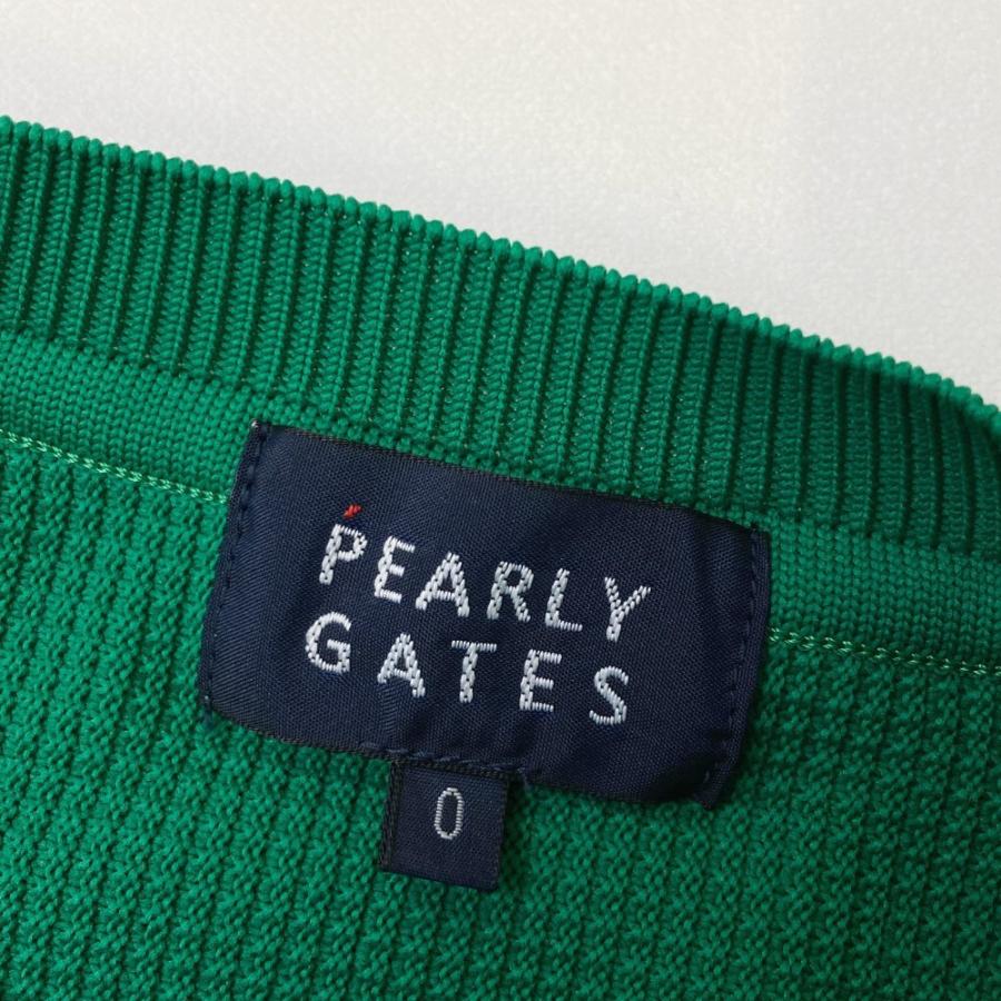 PEARLY GATES パーリーゲイツ 長袖ニットセーター グリーン系 0 PEARLY GATES パーリーゲイツ 長袖ニットセーター グリーン系 0