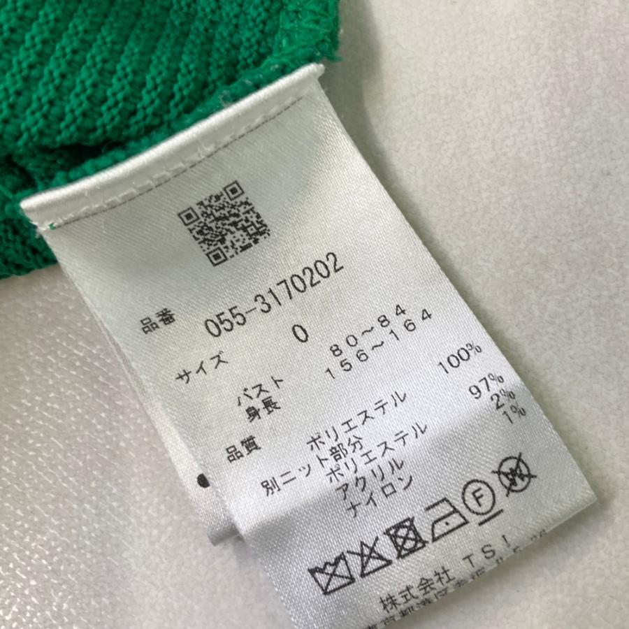 PEARLY GATES パーリーゲイツ 長袖ニットセーター グリーン系 0 PEARLY GATES パーリーゲイツ 長袖ニットセーター グリーン系 0