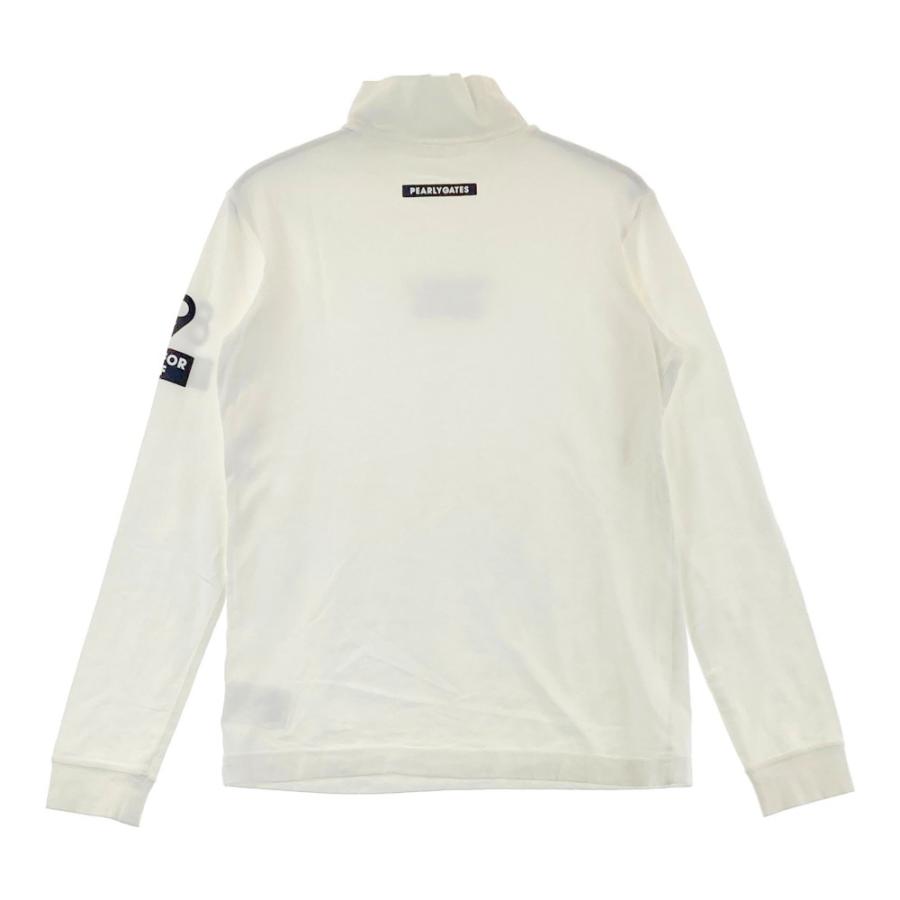 PEARLY GATES（パーリーゲイツ） ロゴプリント ハイネック 長袖Tシャツ
