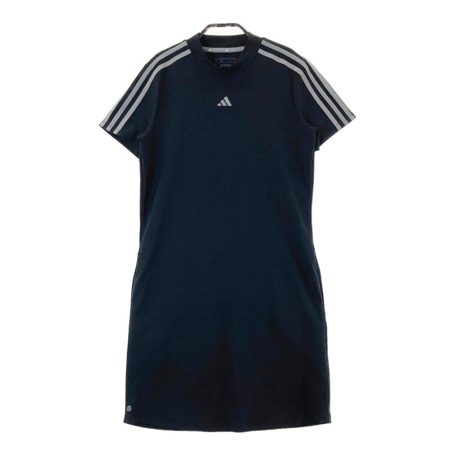 adidas 半袖ワンピース レディース ブラック LサイズKB6409 adidas 半袖ワンピース レディース ブラック LサイズKB6409