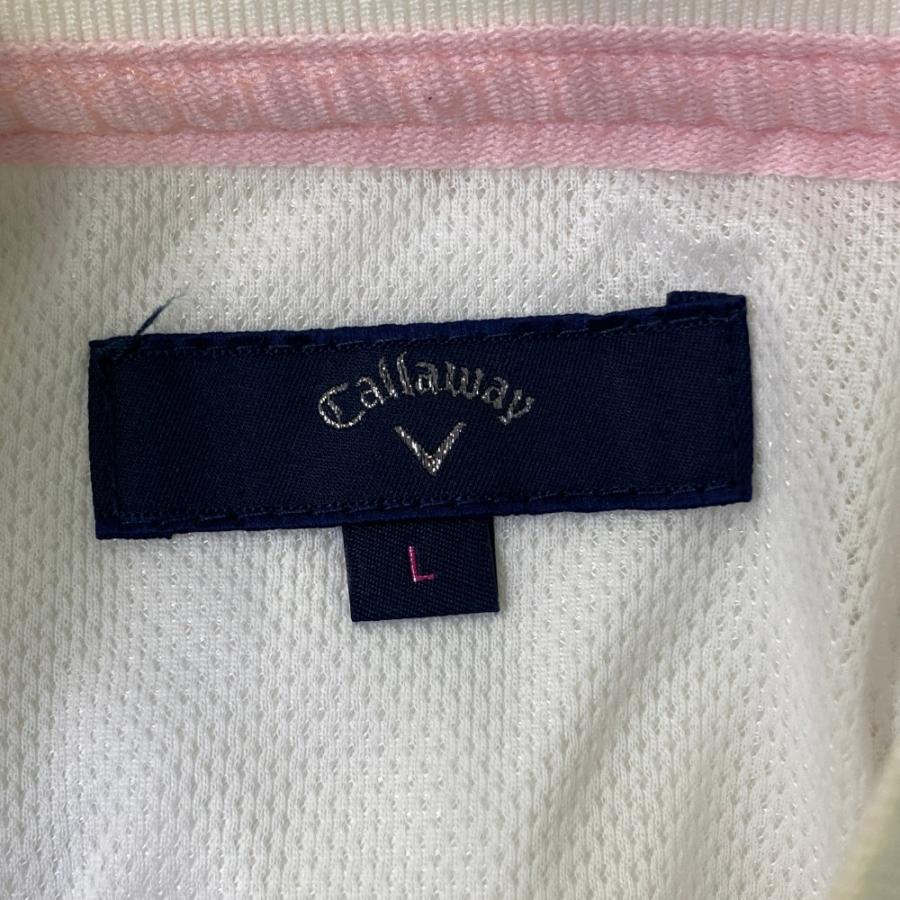 Callaway（キャロウェイ） ジップジャケット 裏メッシュ ホワイト系 L