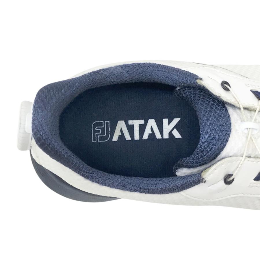 FOOT JOY フットジョイ 53380J ゴルフシューズ ATAK BOA  ホワイト系 25.5 [240101724622] ゴルフウェア メンズ ストスト FootJoy（フットジョイ） 53380J ゴルフシューズ アタック BOA