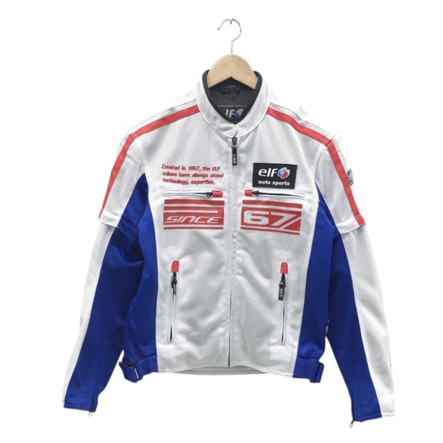 elf エルフ 2WAYライディング メッシュジャケット ホワイト系 M elf エルフ 2WAYライディング メッシュジャケット ホワイト系 M
