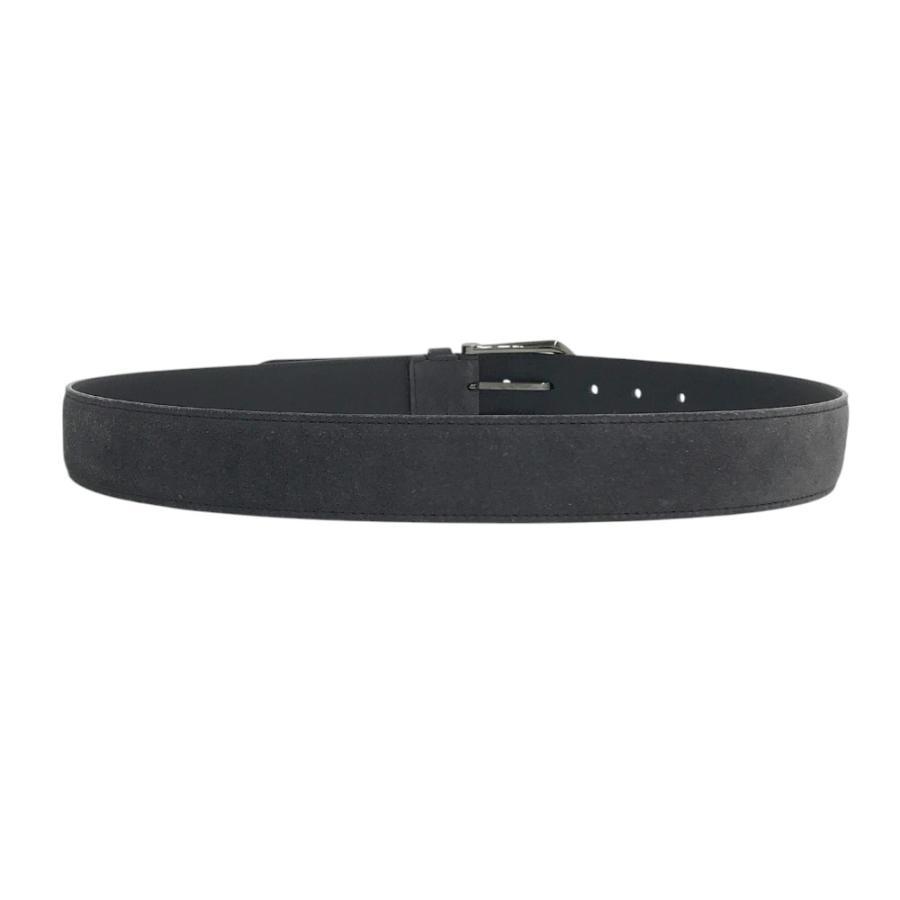 LOUIS VUITTON ルイ ヴィトン M6846 スエード ロゴ ベルト グレー系 90