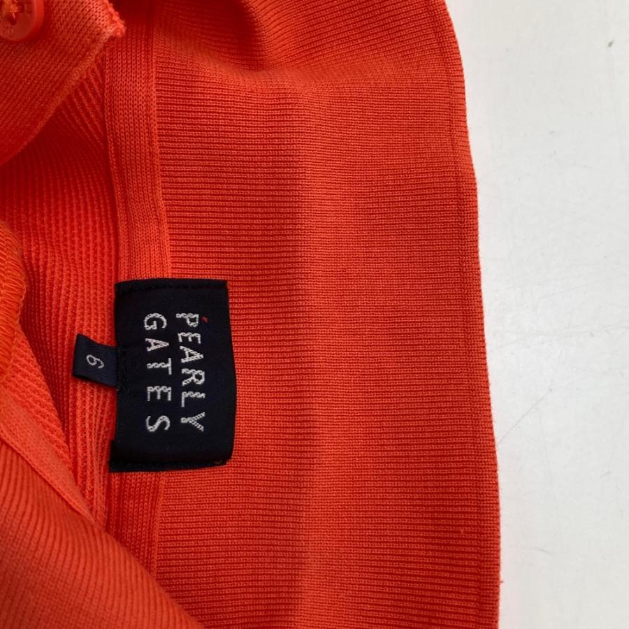 PEARLY GATES（パーリーゲイツ） 半袖ポロシャツ オレンジ系 6 ゴルフ