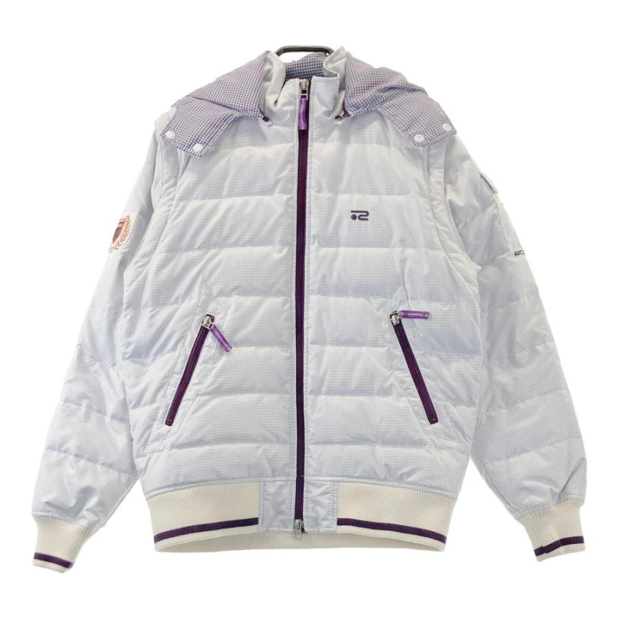 ROSASEN ロサーセン 4WAYダウンジャケット チェック柄 ホワイト系 M