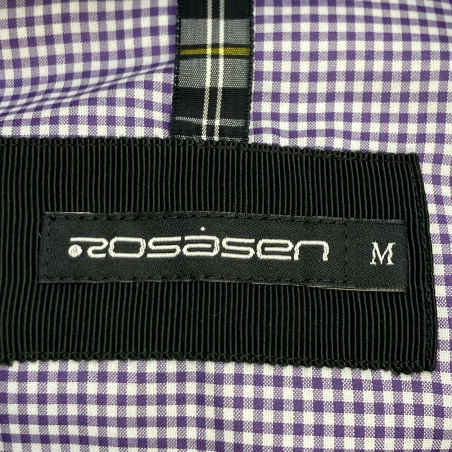 ROSASEN ロサーセン 4WAYダウンジャケット チェック柄 ホワイト系 M 