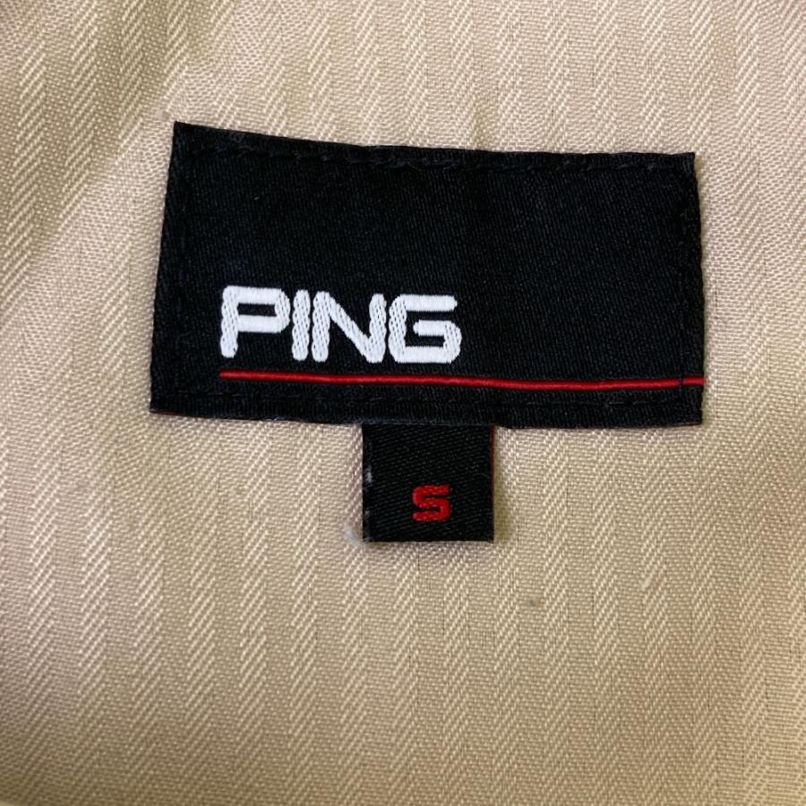 PING ピン 裏起毛 ストレッチパンツ ホワイト系 S ゴルフウェア PING ピン 裏起毛 ストレッチパンツ ホワイト系 S ゴルフウェア
