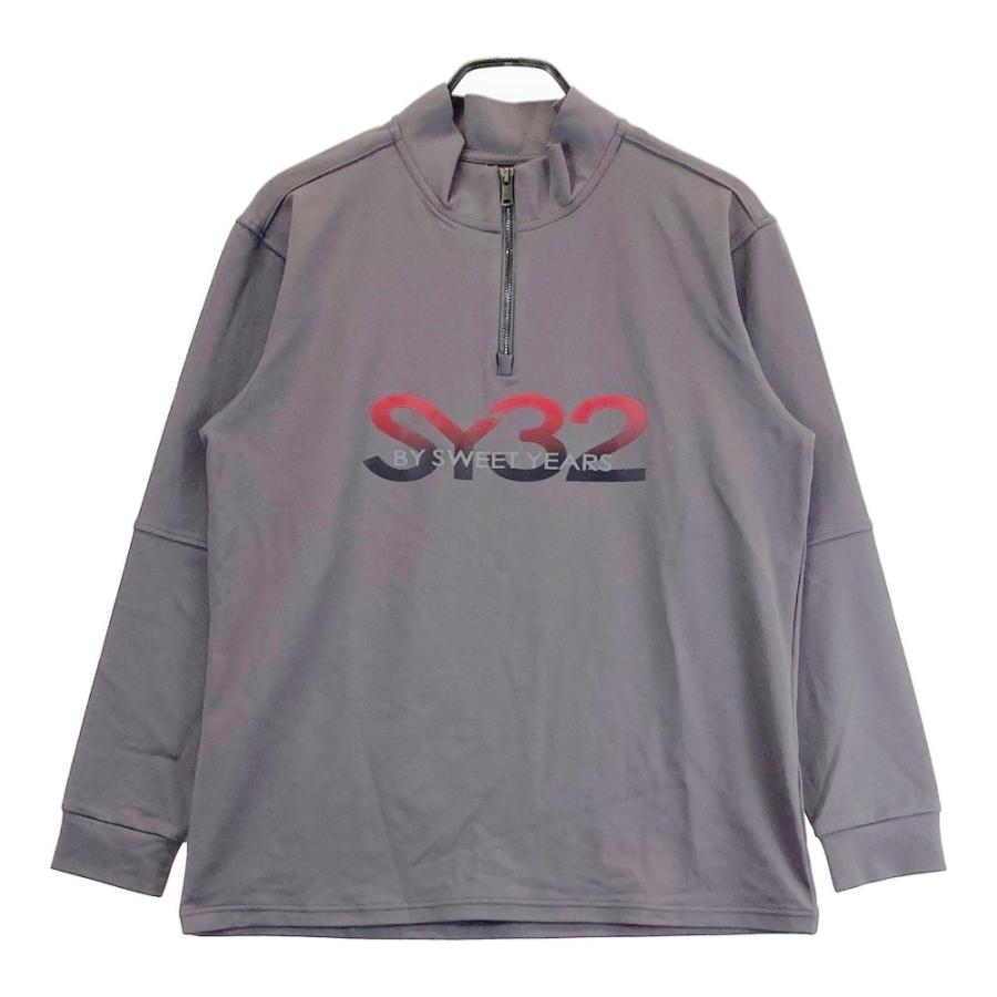 SY32 ゴルフ ハーフジップシャツ Mサイズ SY32 BY SWEET YEARS GOLF エスワイサーティトゥ SYG-22A14 ハーフ