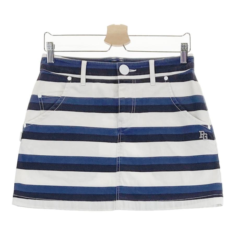PEARLY GATES（パーリーゲイツ） ストレッチ スカート ボーダー柄