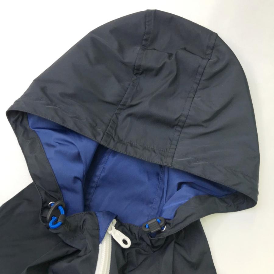 MARK&LONA マークアンドロナ ハーフジップ スウェットパーカー ネイビー MARK&LONA マークアンドロナ ハーフジップ 長袖パーカー スカル