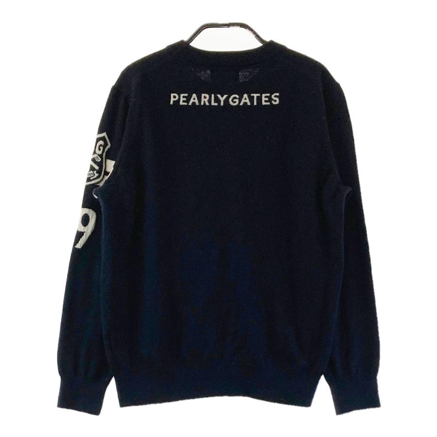 PEARLY GATES パーリーゲイツ ウール ニットセーター ネイビー系 1
