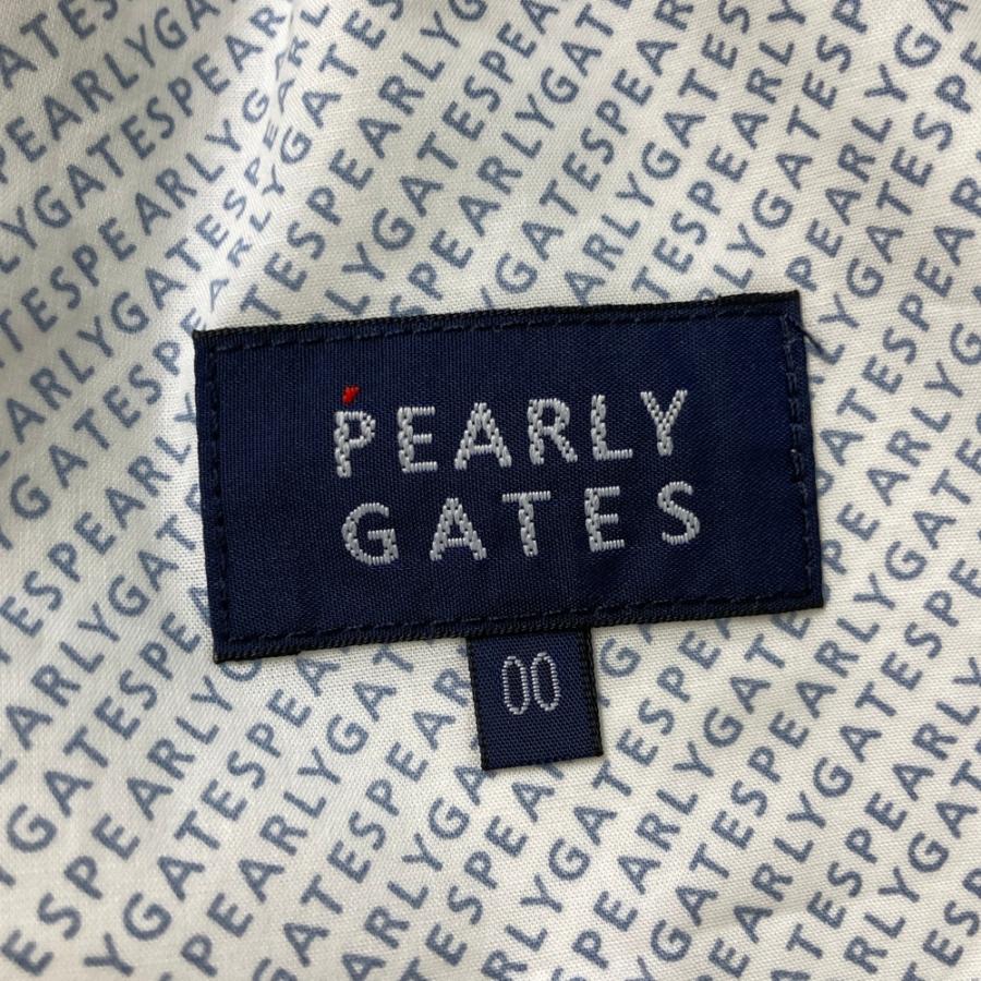 【新品】PEARLY GATES パーリーゲイツ  ストレッチスカート ロゴ ボーダー柄 ホワイト系 00 ゴルフウェア レディースの画像