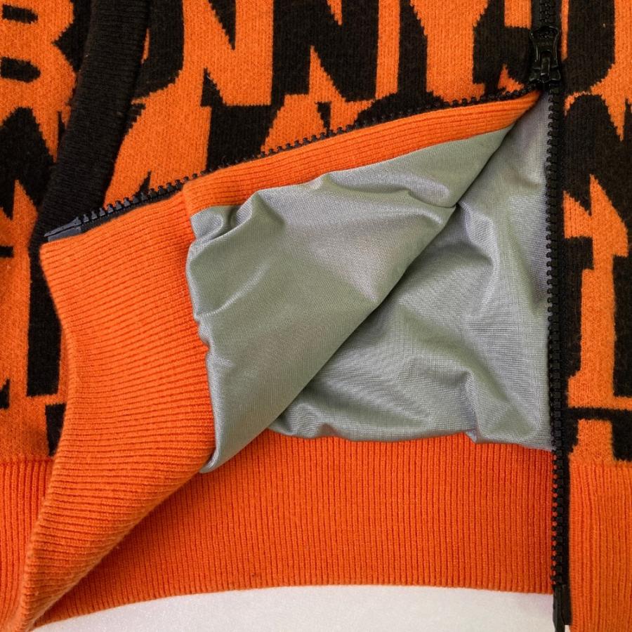 JACK BUNNY ジャックバニー 裏地付 ニット ジップジャケット