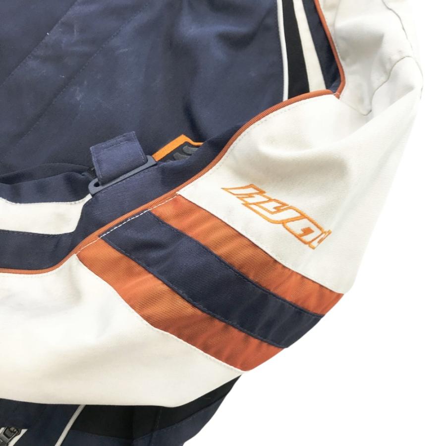 HYOD D3O バイクジャケット 女性用 Lサイズ ネイビー/オレンジ HYOD D3O バイクジャケット 女性用 Lサイズ ネイビー/オレンジ