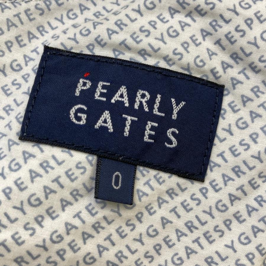 サイズ：0 PEARLY GATES パーリーゲイツ  ストレッチパンツ 総柄 ネイビー系 [240101415413] ゴルフウェア レディース ストスト PEARLY GATES パーリーゲイツ ストレッチパンツ 総柄 ネイビー系