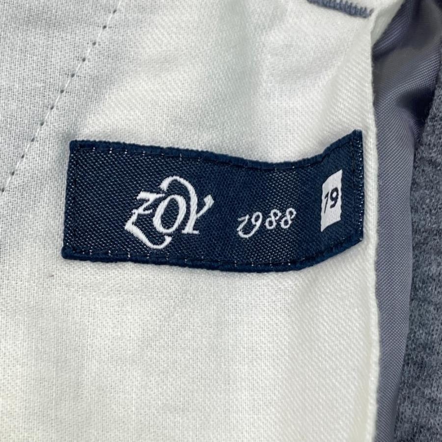 ZOY（ゾーイ） 起毛 羊毛パンツ グレー系 79 ゴルフウェア メンズ