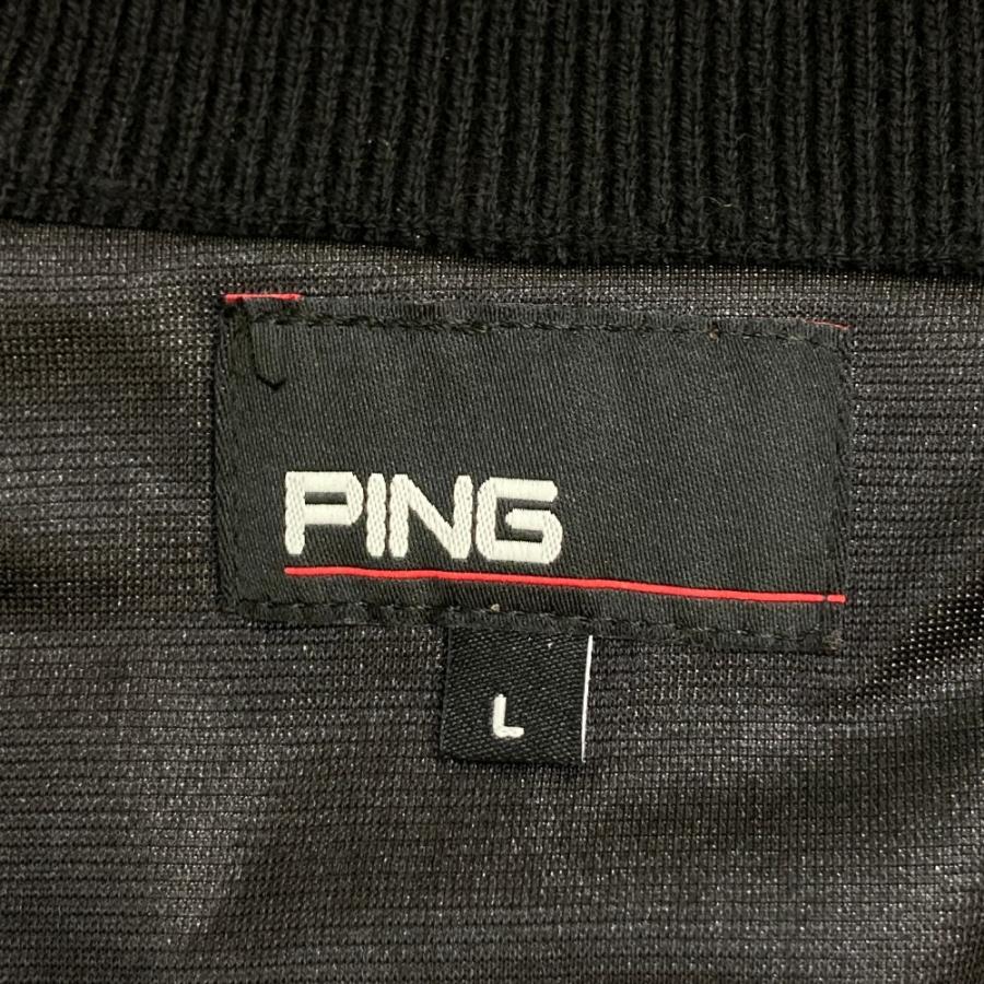 PING ピン 2024年モデル ロゴジャカード ニット ジップジャケット 総柄