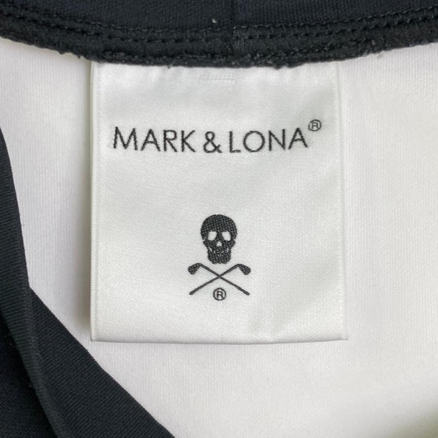 MARK&LONA マークアンドロナ モックネック半袖Tシャツ ホワイト MARK&LONA マークアンドロナ モックネック半袖Tシャツ ホワイト