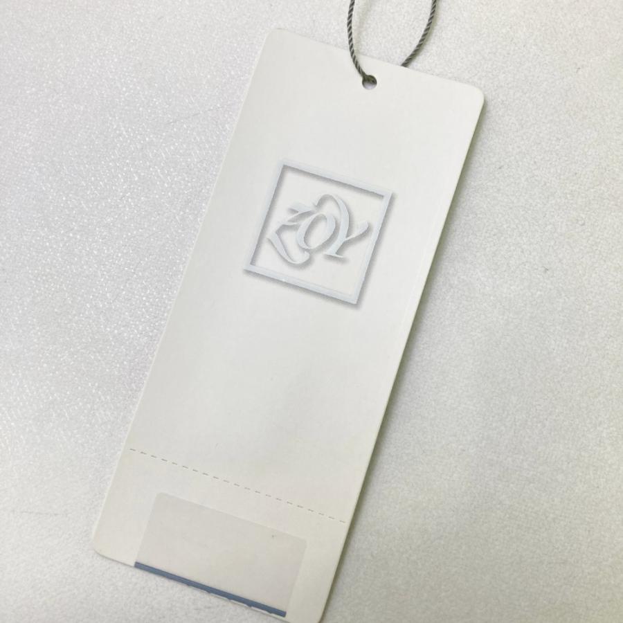 ZOY（ゾーイ） 【新品】ZOY 0716694001 長袖ポロシャツ 総柄 ブラウン