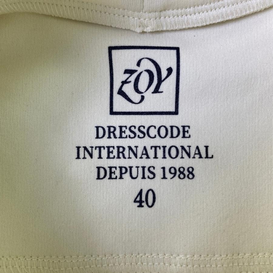 サイズ：40 ZOY ゾーイ 071622000 半袖ハイネックTシャツ  ホワイト系 [240101416527] ゴルフウェア レディース ストスト サイズ：40 ZOY ゾーイ 071622000 半袖ハイネックTシャツ