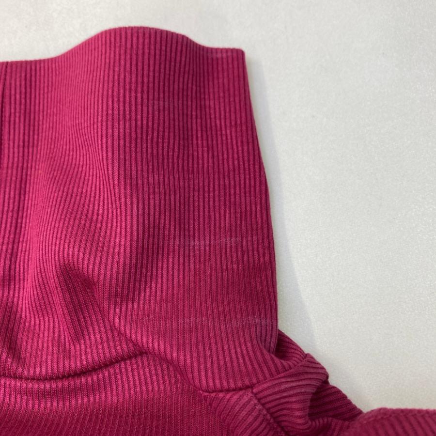 新品】ZOY ゾーイ 071578025 長袖タートルネックTシャツ レッド系 40