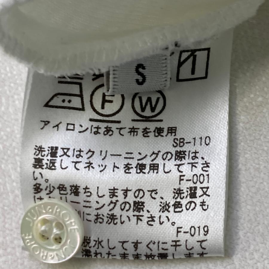 サイズ：S JUN&ROPE ジュン アンド ロペ ERM-20070 半袖ポロシャツ  ホワイト系 [240101416576] ゴルフウェア レディース ストスト JUN&ROPE'（ジュンアンドロペ） 【新品】JUN&ROPE ジュン アンド ロペ