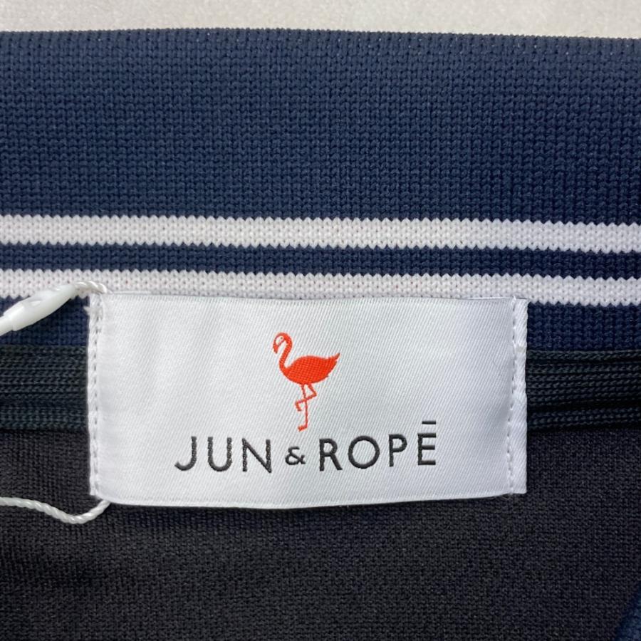 サイズ：S JUN&ROPE ジュン アンド ロペ ERM-40130 ノースリーブポロシャツ  ブラック系 [240101416580] ゴルフウェア レディース ストスト JUN&ROPE'（ジュンアンドロペ） 【新品】JUN&ROPE ジュン アンド ロペ