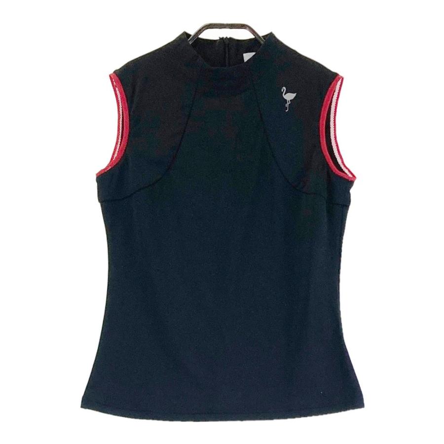 サイズ：L JUN&ROPE ジュン アンド ロペ ERM-43000 ノースリーブシャツ  ブラック系 [240101416597] ゴルフウェア レディース ストスト 新品】JUN&ROPE ジュン アンド ロペ ERM-43000 ノースリーブ