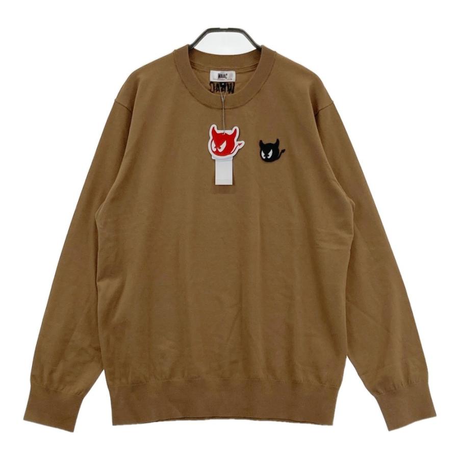 新品】WAAC ワック 072244720 2024年 ニット セーター ブラウン系 M