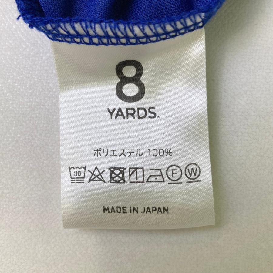 8YARDS ハチヤーズ ハーフジップ半袖Tシャツ ブルー系 M ゴルフ 8YARDS ハチヤーズ ハーフジップ半袖Tシャツ ブルー系 M ゴルフ