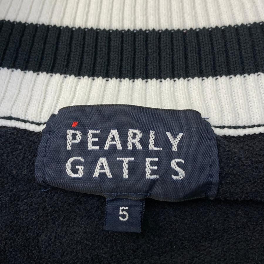 PEARLY GATES パーリーゲイツ パイル地 ジップ ジャケット ブラック系