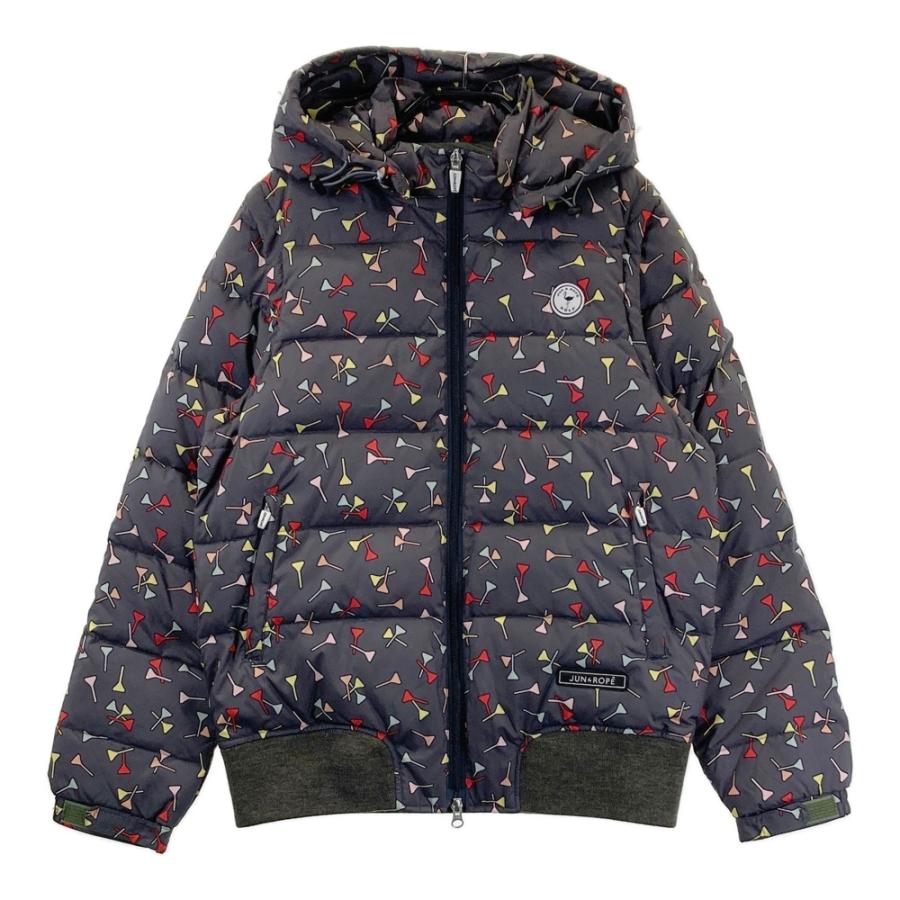 JUN&ROPE グレー ダウンジャケット