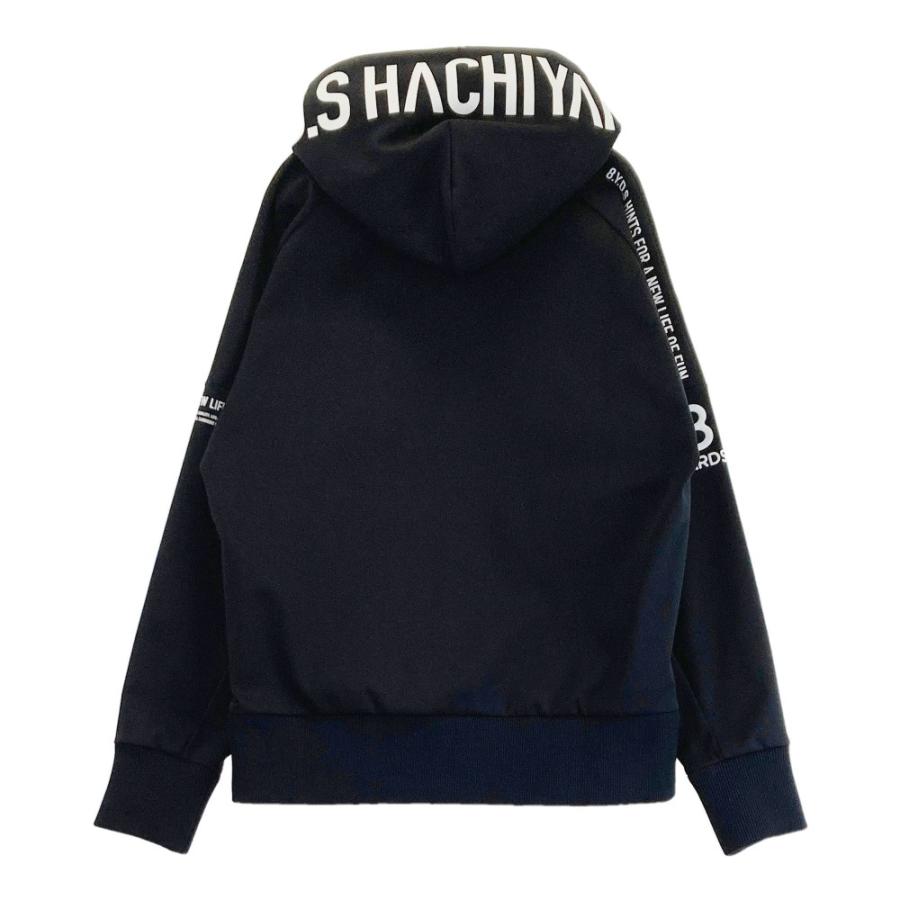 8YARDS ハチヤーズ ジップパーカー ブラック系 M ゴルフウェア 8YARDS ハチヤーズ ジップパーカー ブラック系 M ゴルフウェア