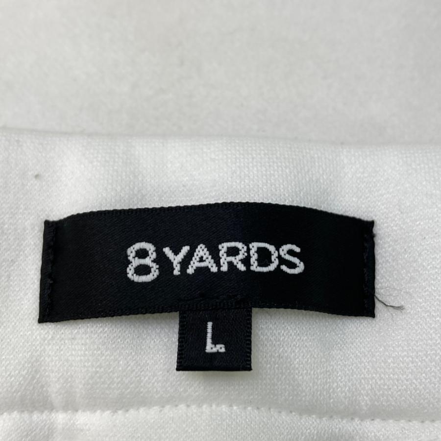8YARDS ハチヤーズ スウェットジップスカート ホワイト系 L 8YARDS ハチヤーズ スウェットジップスカート ホワイト系 L