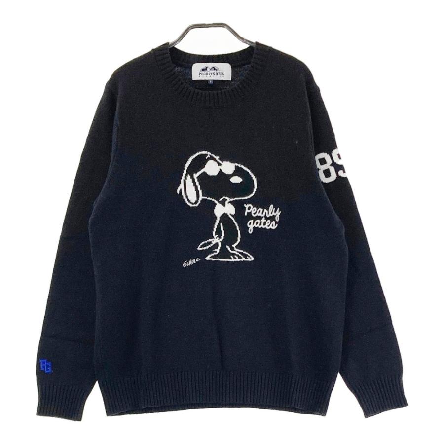 PEARLY GATES パーリーゲイツ × PEANUTS ウール ニットセーター PEARLY GATES パーリーゲイツ × PEANUTS ウール ニットセーター