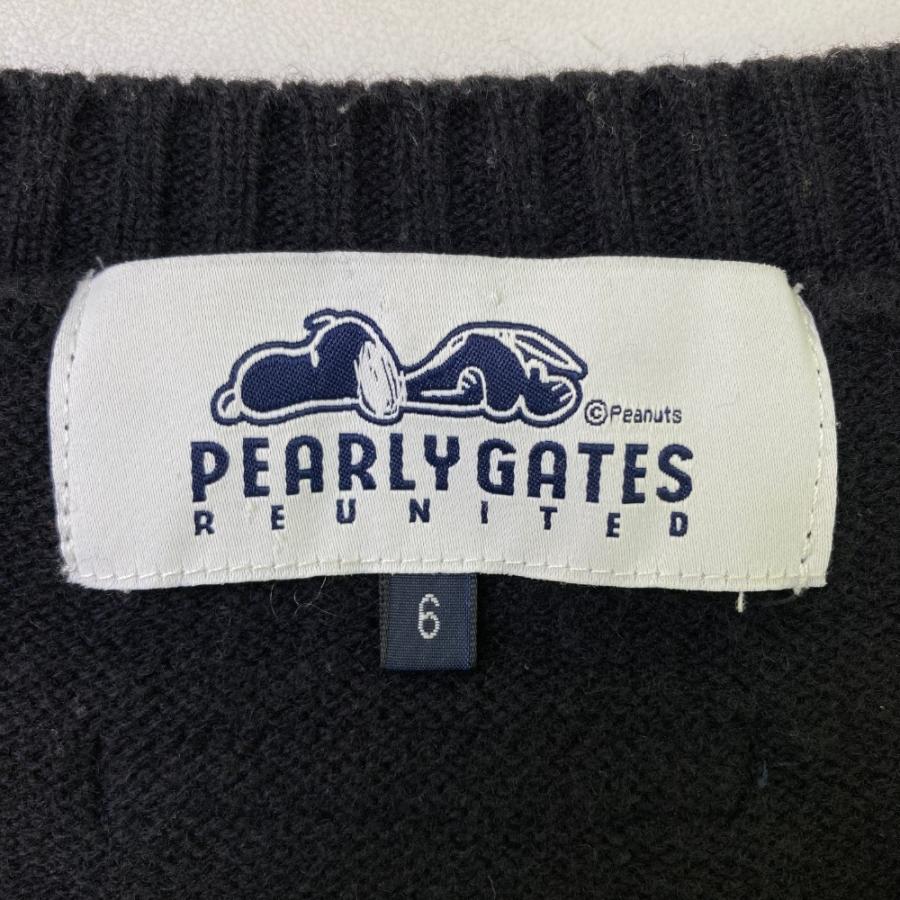 PEARLY GATES パーリーゲイツ × PEANUTS ウール ニットセーター PEARLY GATES パーリーゲイツ × PEANUTS ウール ニットセーター
