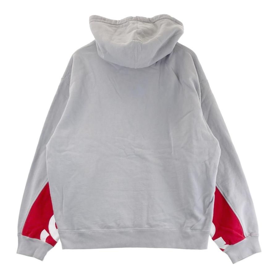 Supreme グレー パーカー 2020モデル SUPREME シュプリーム cropped panels hooded sweatshirt 21FW