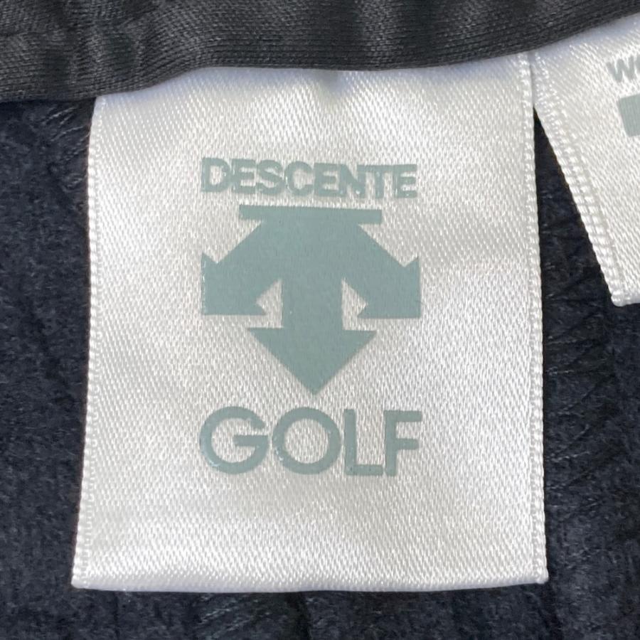 DESCENTE GOLF デサントゴルフ 裏起毛プリーツスカート ブラック系 S